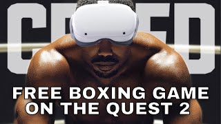 FREE BOXING GAME ON THE QUEST 2 FREE SPORTS GAMES ON THE QUEST 2  Boxing in VR  Punch n Fit XR [upl. by Enia721]