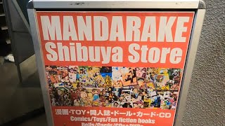 Overview of the Mandarake store in Shibuya Tokyo まんだらけ渋谷店 [upl. by Ahaelam]