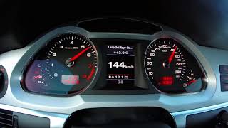 Audi A6 C6 42 FSI 350ps acceleration [upl. by Lindon]