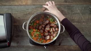 Recipe Johnsonville Farmers Market Sausage Soup [upl. by Desireah396]