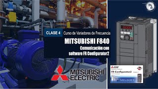 MITSUBISHI F840  Comunicación con software  Curso de VFD  Clase 4  ICMA FUNDAMENTALS [upl. by Kendra]