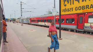 Dangerous Honking WAP 7 Patna Jan Shatabdi Parallel OvertakeEMU TrainMalda Town Intercity Crossing [upl. by Llenwad]