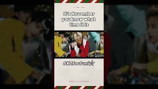 CHRISTMAS EVEL🔥🫶  Repost bc other vid glitched  christmas straykids stay straykidsoddinary [upl. by Aihsiek]