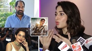 Actress Tamanna Bhatia Reacts On Manikarnika Controversy At F2 Screening  Krish  Kangana  TFPC [upl. by Alma312]