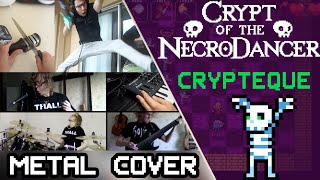 Crypt of the Necrodancer  Crypteque Zone 12 Metal Cover  AHmusic ft BillytheBard11th [upl. by Murphy]