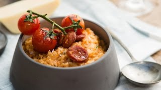 How to Cook Chorizo and Tomato Risotto [upl. by Araccat525]