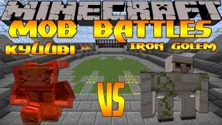 Minecraft Mob Battles  KyuubiOne Tail Naruto Vs Iron Golem  OreSpawn Mod Battle [upl. by Avaria795]