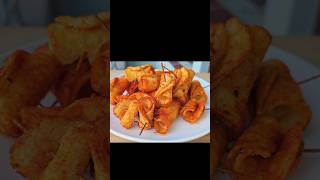 Double Crispy Fried Potatoes shortsrecipe potato spicy [upl. by Dewayne566]