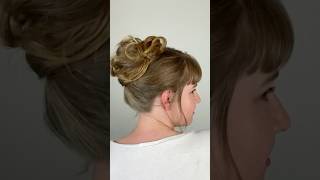 Undone french twist using MagicGrip Hairpins Celebrity inspired hairstyle [upl. by Ahset]