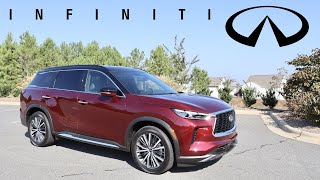 2024 Infiniti QX60 Autograph AWD POV Review  Best Affordable Luxury Family SUV [upl. by Aivila]