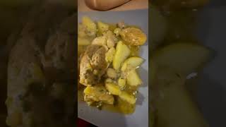 TAJINE POULET AU CITRON CONFIT OLIVES PATTATES [upl. by Ceciley]