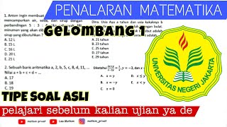 PENMABA UNJ 2024 PENALARAN MATEMATIKA Pembahasan Soal UPDATE gelombang1 [upl. by Ecidnak646]