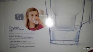 Brita Water Filter Jug  Unboxing and Filter Installation [upl. by Sixela]