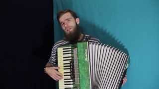 Dropkick Murphys «Rose Tattoo» cover on accordion Russian subtitles [upl. by Notsirt168]