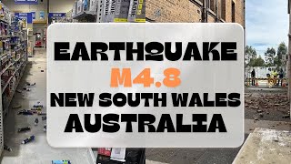 M48 EARTHQUAKE HITS NEW SOUTH WALES AUSTRALIA COMPILATION  23082024 [upl. by Anilet]