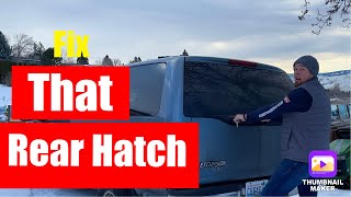 How to Make Your Ford Excursion Rear Hatch Lock Work Like New [upl. by Yvi]