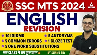 SSC MTS 2024  SSC MTS English Classes by Shanu Rawat  SSC MTS English Revision [upl. by Katie]