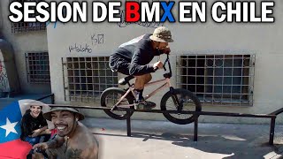 Un Día Montando BMX en SANTIAGO de CHILE 🇨🇱 [upl. by Garmaise169]