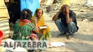 India’s poor frustrated over cash shortages [upl. by Alithea]