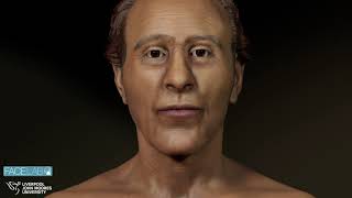 Facial depiction of Ramesses II 2022 [upl. by Yardley]