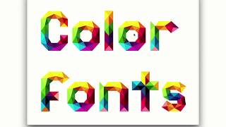 Hello color Complete color support and integrated ScanFont in FontLab VI [upl. by Ednutey735]