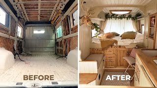 18 DAKİKADA SIFIRDAN KARAVAN YAPIMI  Camper van conversion start to finish [upl. by Sedgewake]