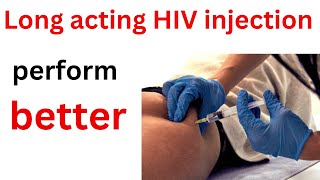 Long acting HIV injection cabenuva from GSK shown to be better than daily pills [upl. by Lowrie]