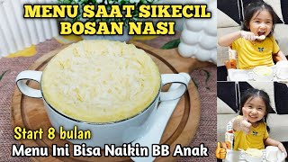 MPASI TINGGI KALORI ANTI GTM  SNACK MPASI BAYI  MPASI DARI KENTANG DAN TELUR  MPASI 9 BULAN [upl. by Hnahk]