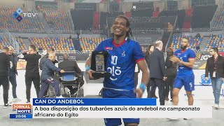 A boa disposição dos tubarões azuis do andebol no campeonato africano do Egito [upl. by Benilda]