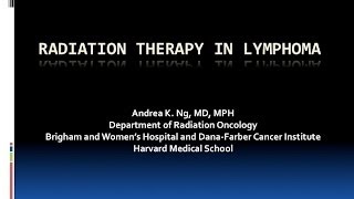 How is Radiation Therapy Used to Treat Lymphoma  DanaFarber Cancer Institute [upl. by Jareb198]