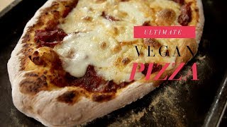 Ultimate Vegan Pizza From Scratch  The Buddhist Chef [upl. by Ramses]