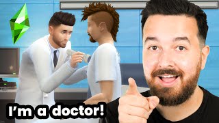 I became a doctor in The Sims 4 Part 5  Super Sim Season 4 [upl. by Remmer]