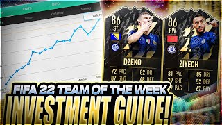 BEST INVESTMENTS ON FIFA 22 TEAM OF THE WEEK INVESTMENTS ON FIFA 22 DOUBLE YOUR COINS ON FIFA 22 [upl. by Swan]