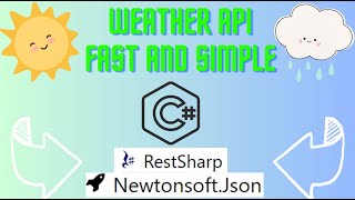 Stepbystep Guide  Weather Api With Restsharp And Json [upl. by Latoniah713]