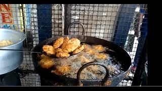 Tamil Nadu Street Parupu Vadai Masala VadaiBondaChennai Tea and snacks shopChenai street food [upl. by Schoening]