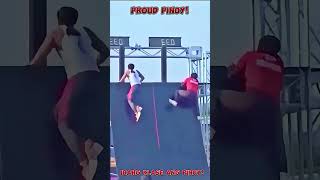 Ibang Klase ang Galing ng Pinoy proudpinoy sports obstaclecourse [upl. by Nanek]