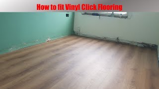 How to fit Vinyl Click Flooring [upl. by Eimmis]