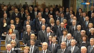 Deutsche Nationalhymne  Staatsakt Genscher [upl. by Amalea]