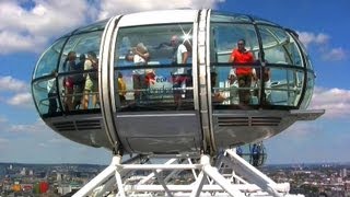 London Eye  London Landmarks  High Definition HD YouTube Video [upl. by Arykahs]