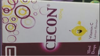 Cecon Vitamin C  drops is Used forTissue repair Scurvy Cell damage Wound Healing [upl. by Cavallaro973]