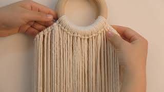 Macrame Bag Tutorial  DIY Macrame Bag Inloveartshop2020 [upl. by Ayikur]