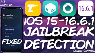 iOS 15  1661 JAILBREAK DETECTION FIX RELEASED For Dopamine 2 Jailbreak All Devices  NEW METHOD [upl. by Primaveria]