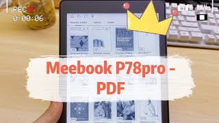 Likebook Meebook P78 pro reader PDF Review inner reader [upl. by Tanhya856]