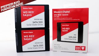 Testei 2x SSD em RAID na minha NAS doméstica WD Red SA500 500GB vs SSD e HD comuns [upl. by Phillie]