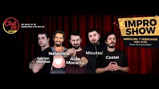 LIVE Impro show cu Micutzu Costel Natanticu Adrian Nicolae si Alex Mocanu [upl. by Ecinna700]