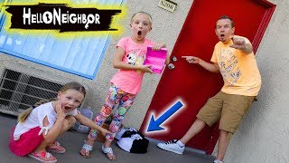 Unlocking Hello Neighbors House With Game Masters Little Pink Box [upl. by Hadihahs]