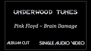 Pink Floyd  Brain Damage  1973  Single Audio Video [upl. by Alyahsat]