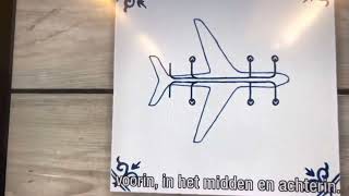 KLM Royal Dutch Airlines  Safety Instructions  Very Creative [upl. by Goerke]