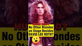 Eddie amp Alex Accused David Lee Roth of Not Allowing Blondes on Stage vanhalen eddievanhalen [upl. by Levins]