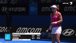 hopman cup 2013 12 31 flavia pennetta vs samantha stosur hdtv x264 w4f [upl. by Malek76]